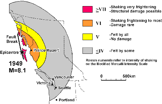 1949 Queen Charlotte Island earthquake